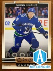 19-20 UD Series 1 Hockey Opee Chee Glossy Rookie Gold/Bronze R-10 Quinn Hughes
